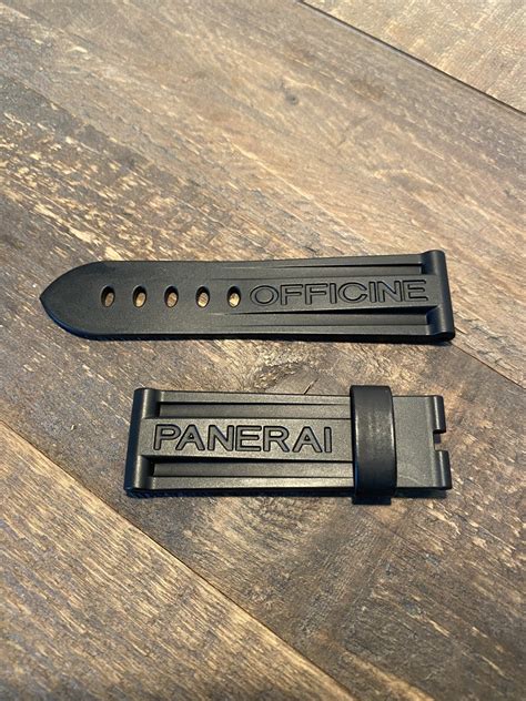 panerai oem rubber straps|where to buy panerai straps.